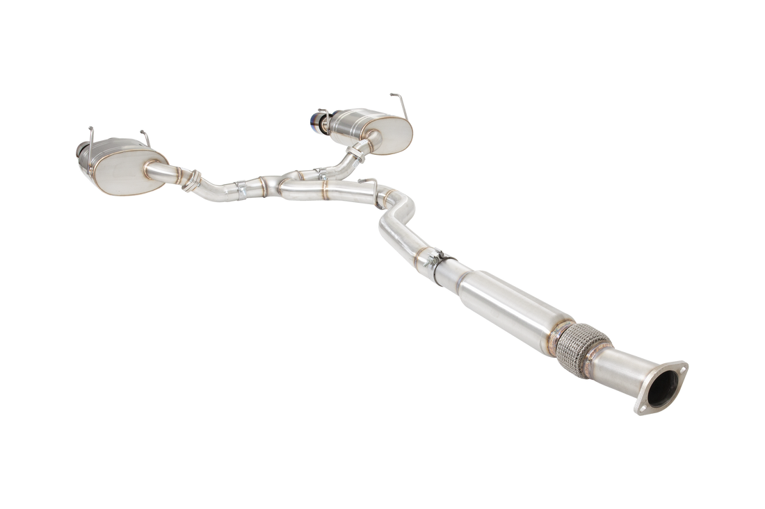 Subaru WRX STI G3 VA Sedan Cat Back Exhaust with Burnt Blue Tips