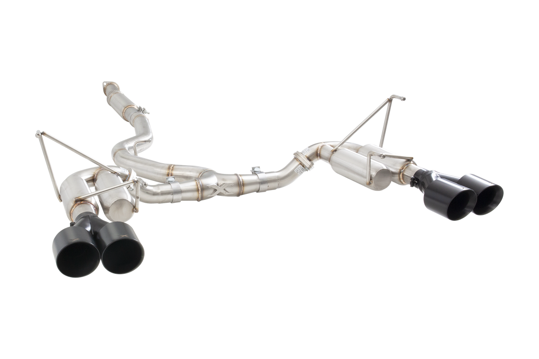 Subaru WRX STI G3 VA Sedan Race Cat Back Exhaust with Black Tips