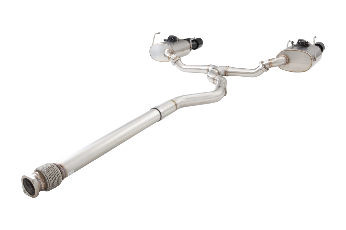 SUBARU WRX SEDAN VB Varex WR Valved Cat Back Exhaust System with Black Tips