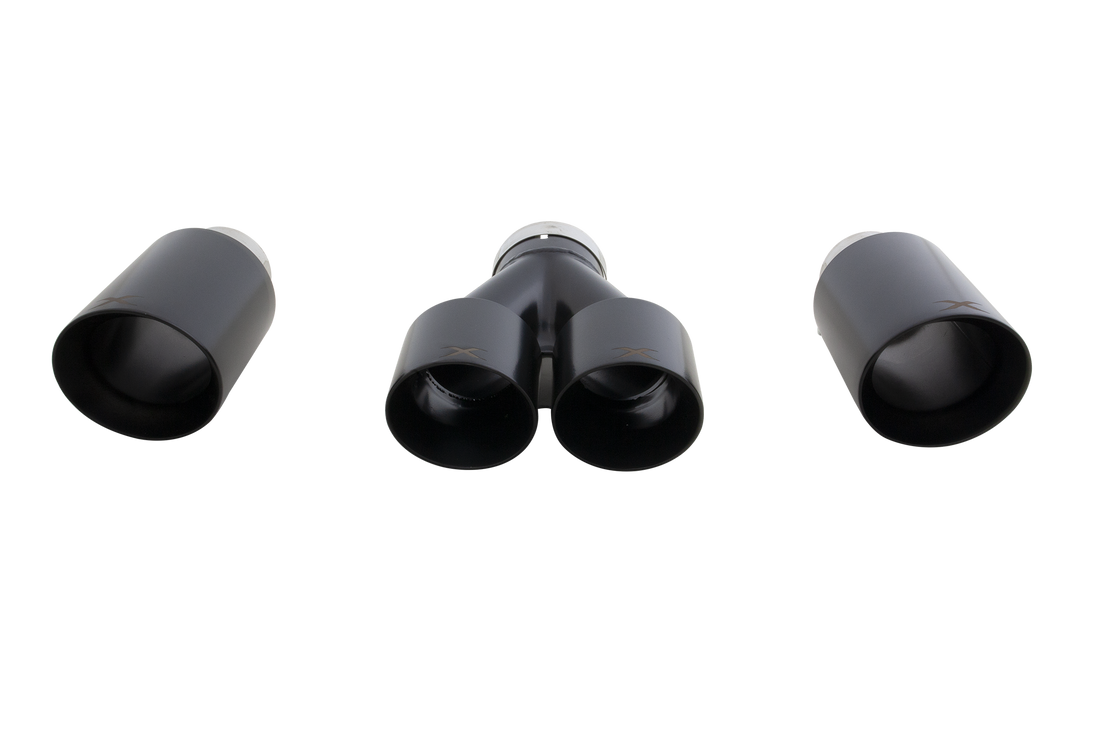 Toyota Corolla GR Matte Black Exhaust Tip Set