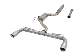 VW Golf GTI MK 7 To 8 Cat Back Exhaust System With Varex Valved Muffler
