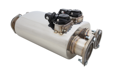 Varex Valved Muffler Dual 3 Inch Inlet & Outlet