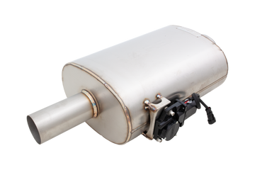 Oval 3Inch Varex Universal Muffler Side Mounted Motor