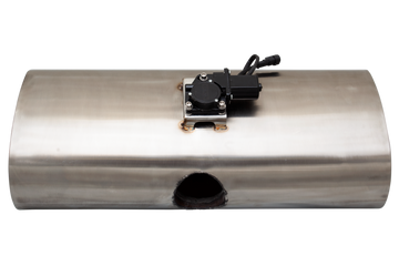 Varex Valved Muffler 3Inch Flanged Inlet dual 2.5Inch outlets Loud