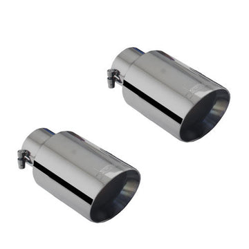 VW Golf R MK6 4inch Black Chrome Tip Kit