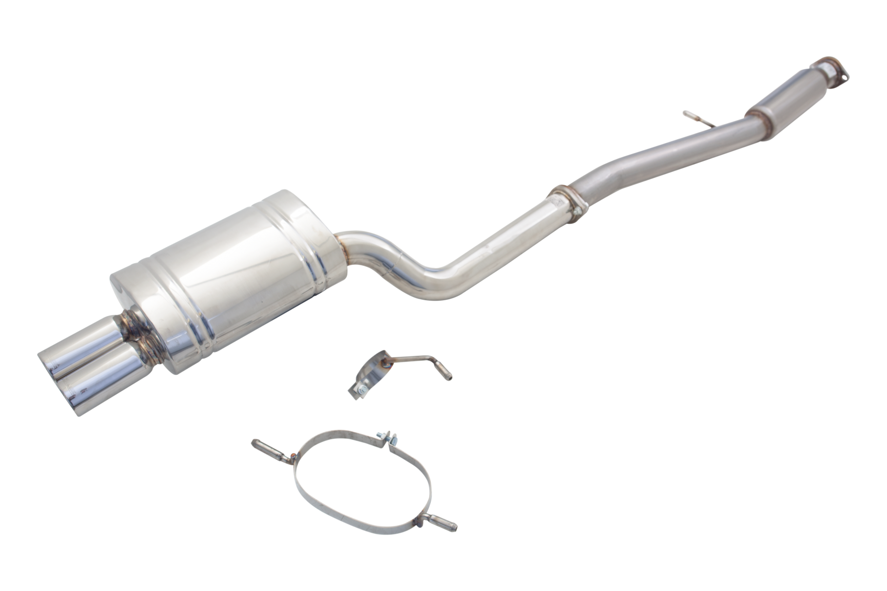 Subaru WRX Cat Back With Oval Dual Outlet Muffler