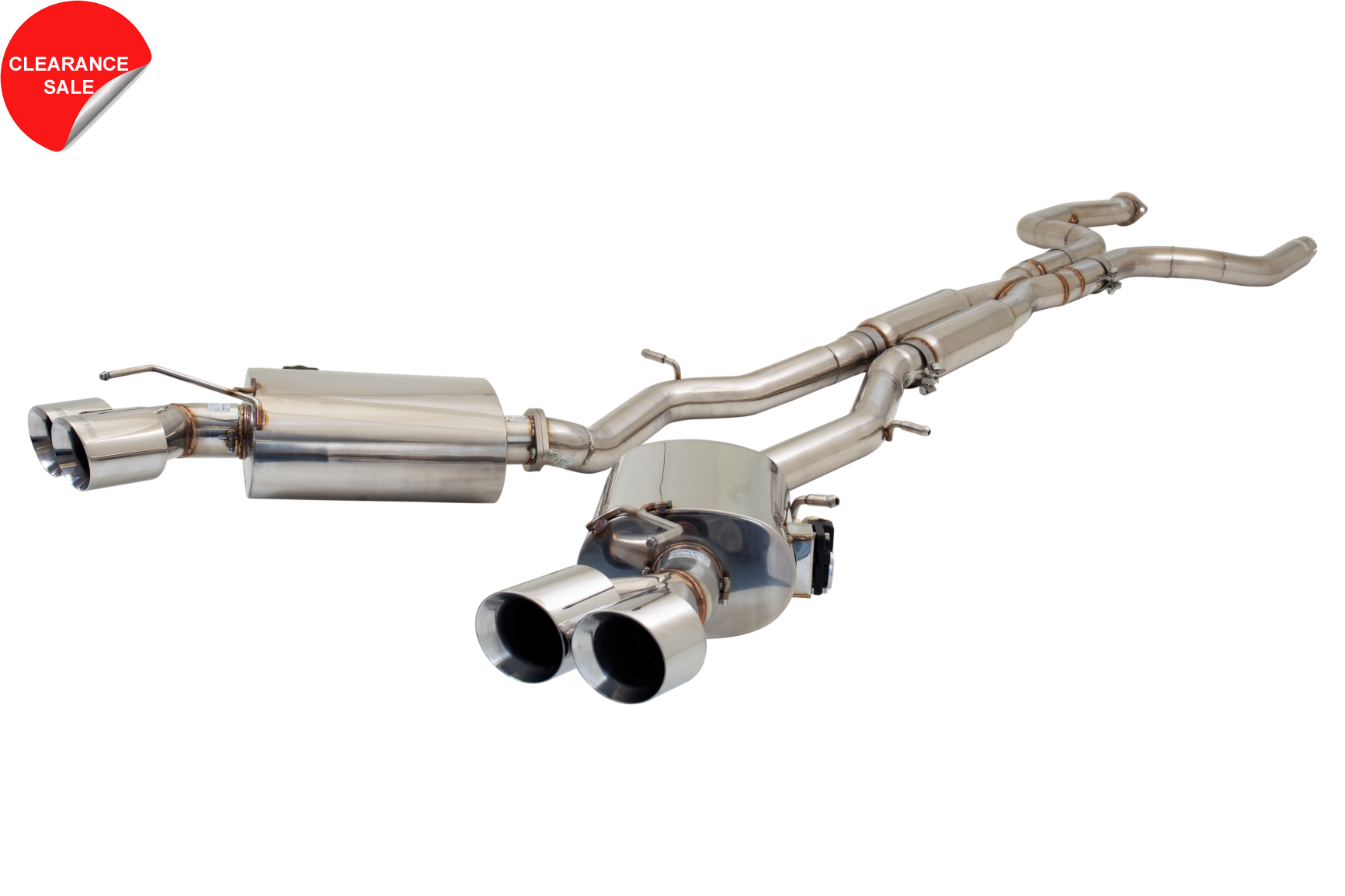 Chevrolet Camaro Gen 6 Varex Valved Cat Back Exhaust System
