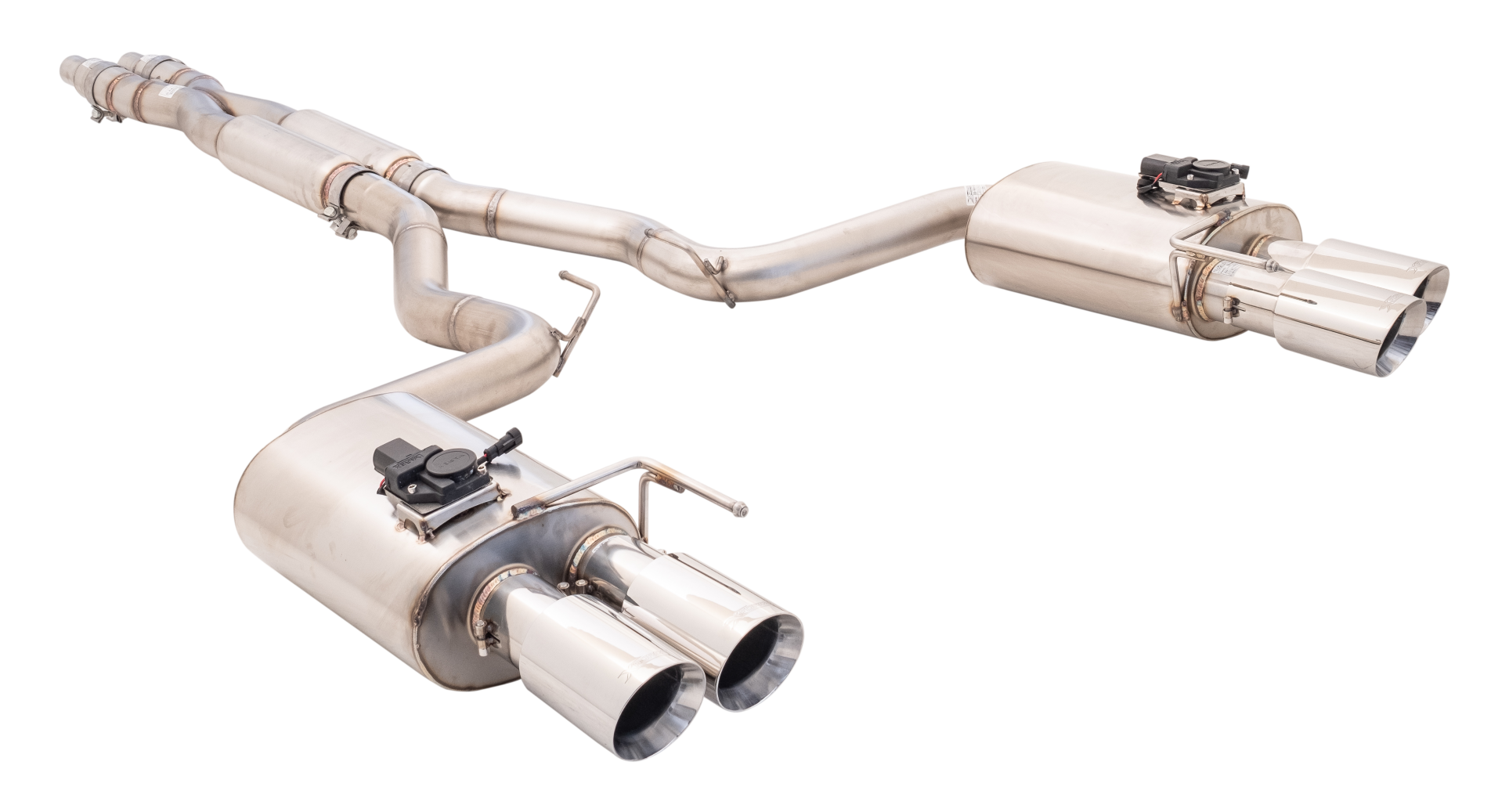 Ford S550 Mustang GT FN Varex Valved Twin 3Inch Cat Back Exhaust