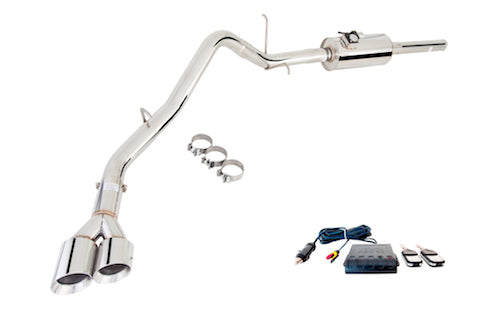 GMC Sierra 1500 V8 Cat Back Exhaust System With Varex Valved Muffler