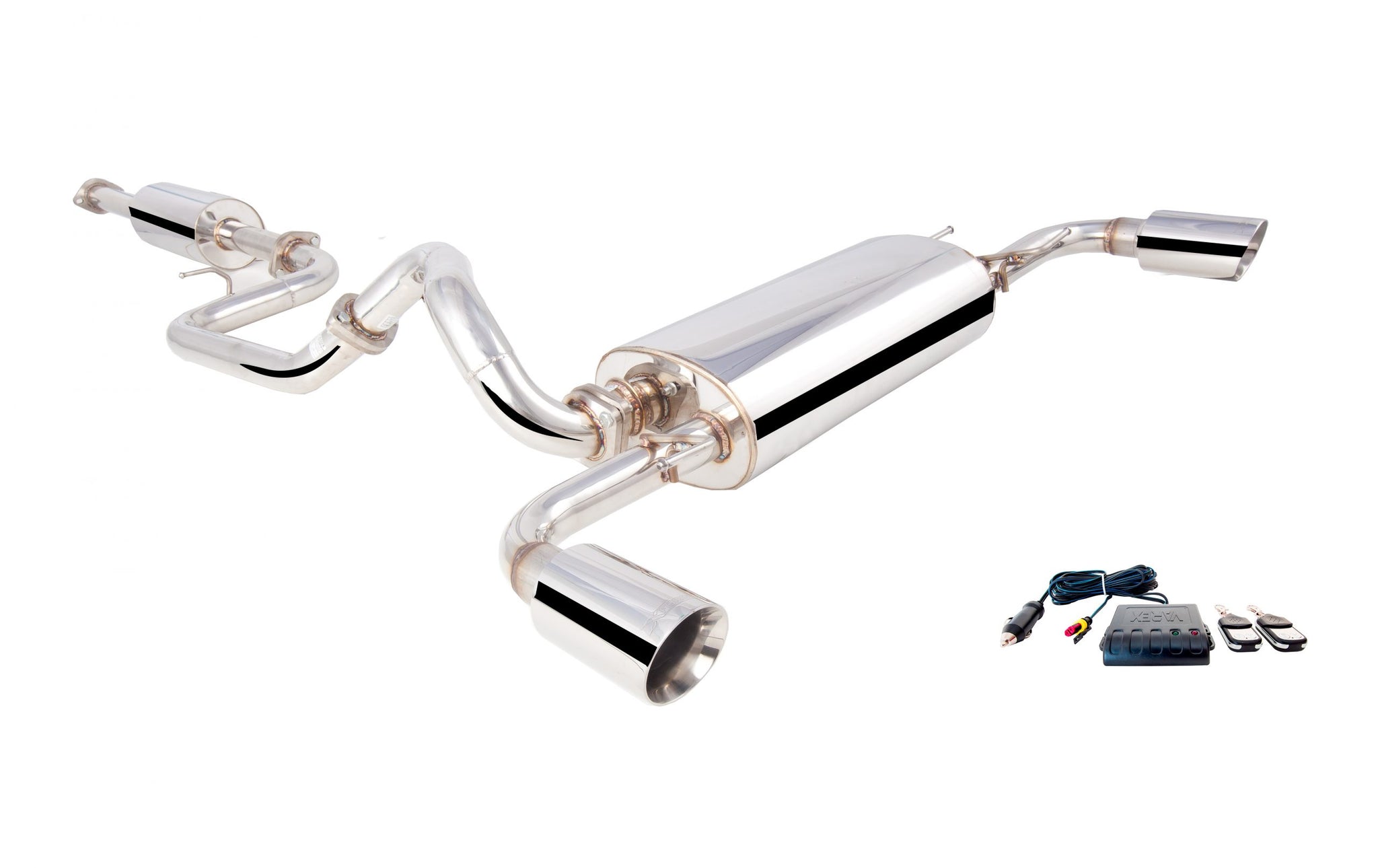 Mazda SP25 Hatchback Cat Back Exhaust System With Varex Valved Muffler