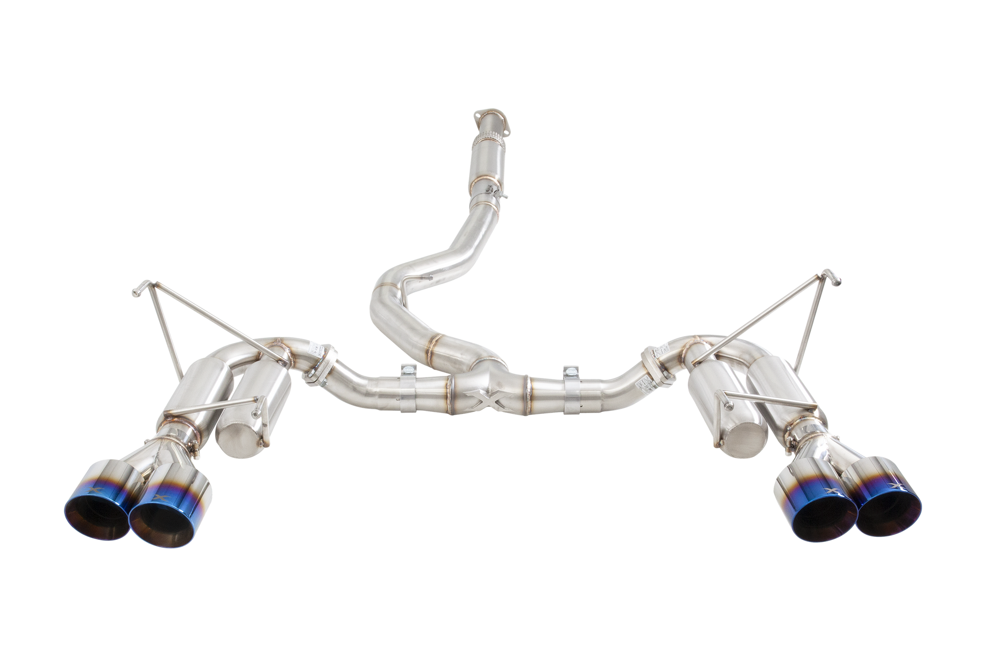 Subaru WRX STI G3 VA Sedan Race Cat Back Exhaust with Burnt Blue Tips ...