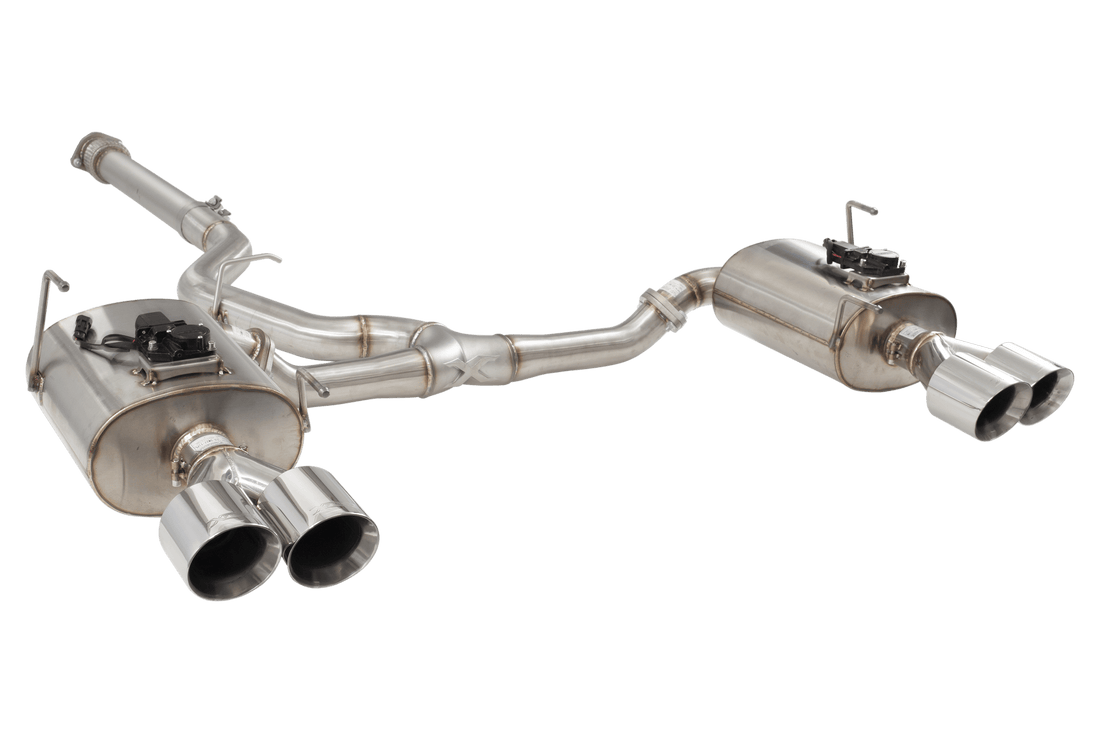 SUBARU WRX SEDAN VB Varex WR Valved Cat Back Exhaust System with Polished Tips