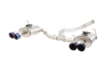 Subaru WRX / STI G3, VA Sedan WR Varex Valved Cat Back Exhaust with Burnt Blue Tips
