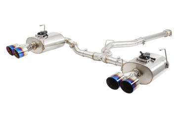 SUBARU WRX SEDAN VB Varex WR Valved Cat Back Exhaust System with Burnt Blue Tips