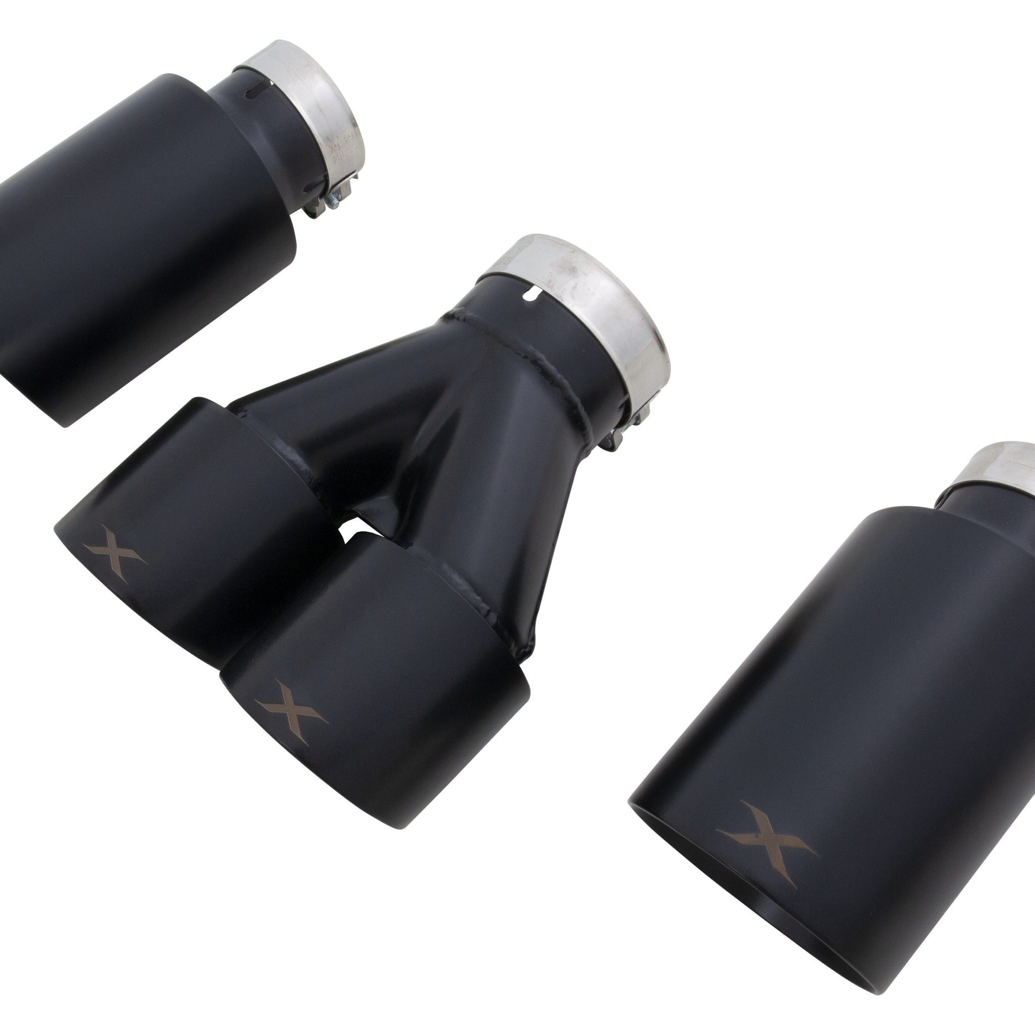 Toyota Corolla GR Matte Black Exhaust Tip Set