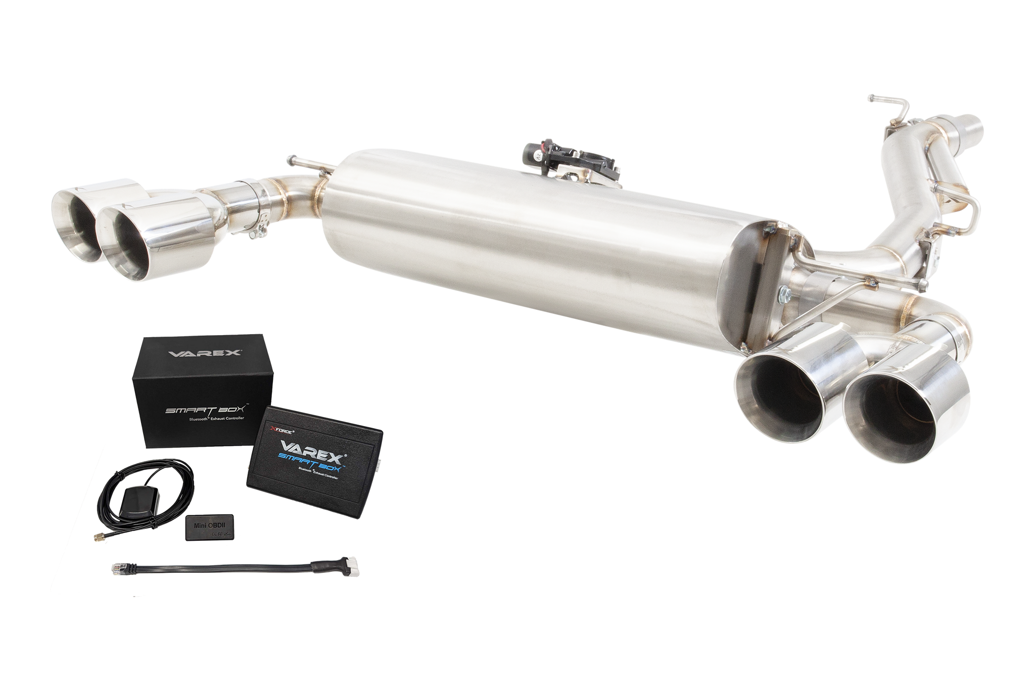 ALL NEW VW GOLF R MK7 & MK7.5 Varex Valved Cat Back Exhaust System with SmartBox