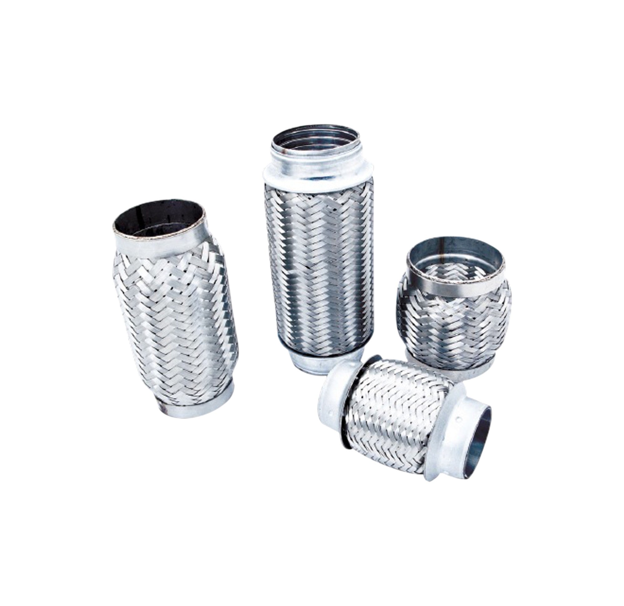 Braided Flex Bellows 3.5Inch Inlet and Outlet 8Inch Long