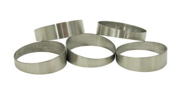 4inch Pie Cuts Brushed Stainless Steel 45' 1.5D