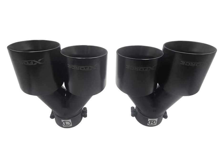 Dual Exhaust Tips - Premium Twin Exhaust Tips for Sale – XFORCE ...