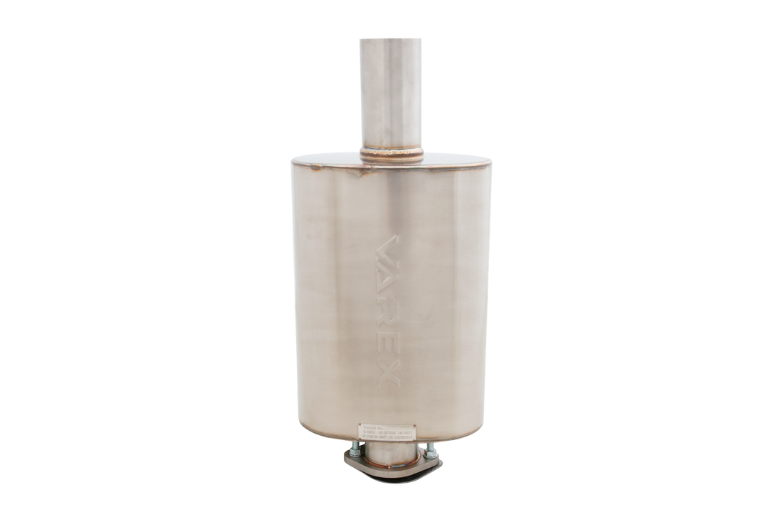 Universal Varex Valved Oval Muffler in 3Inch