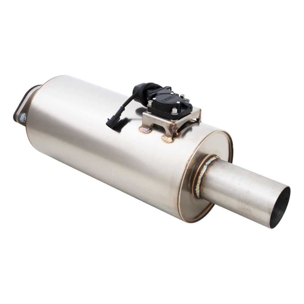 3 Inch Inlet 7 Inch Round Varex Muffler