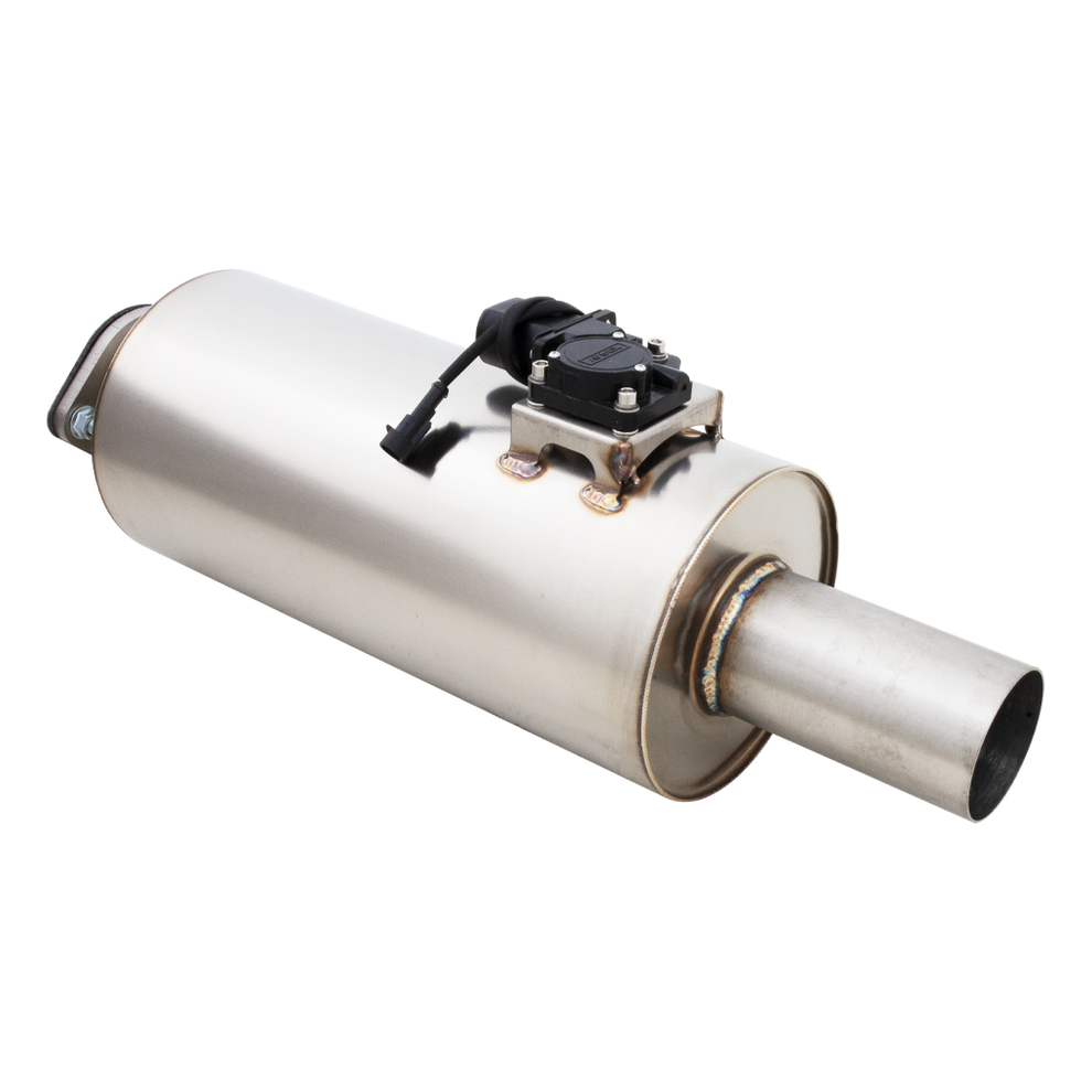 3 Inch Inlet 7 Inch Round Varex Muffler – XFORCE PERFORMANCE EXHAUST
