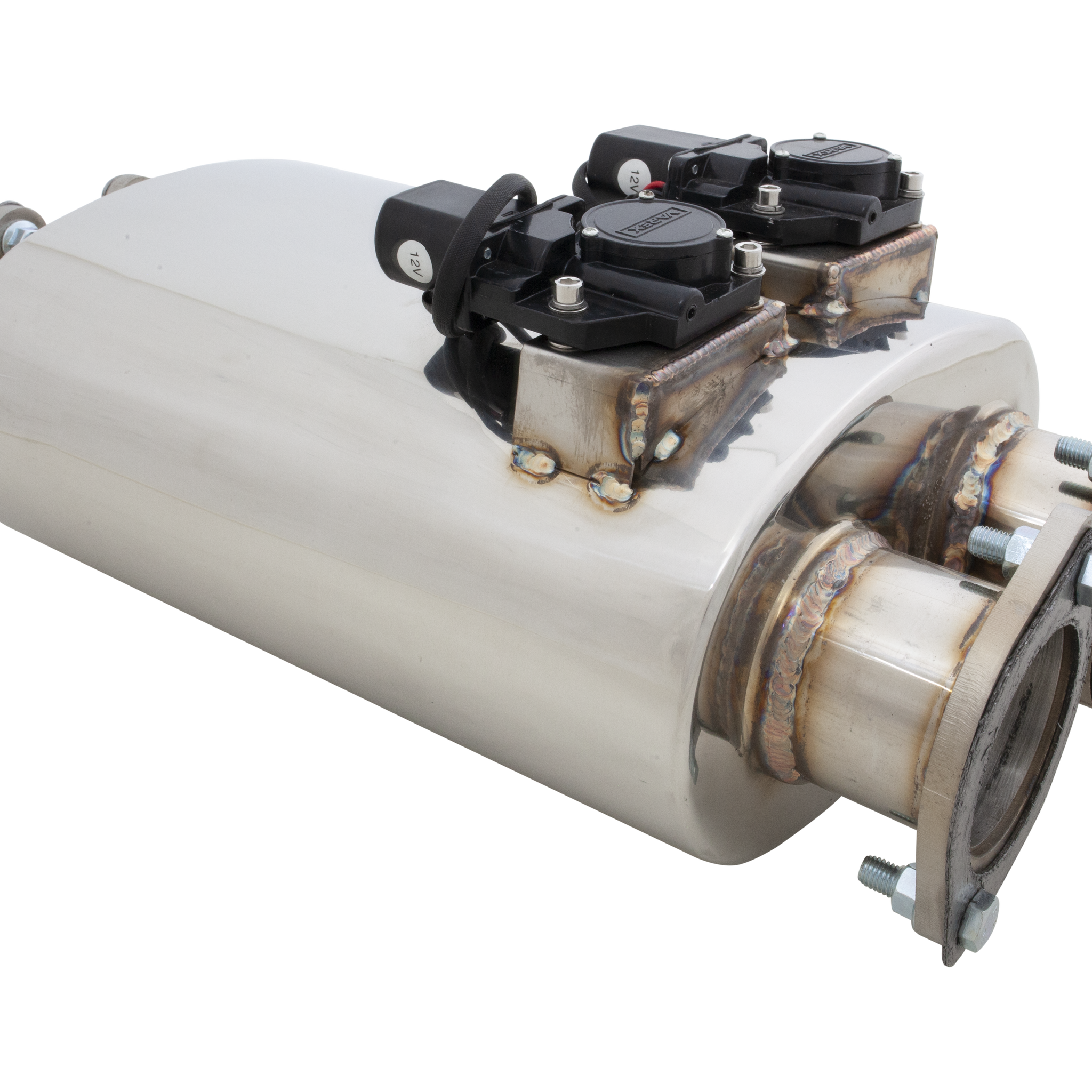 Varex Valved Muffler Dual 3 Inch Inlet &amp; Outlet