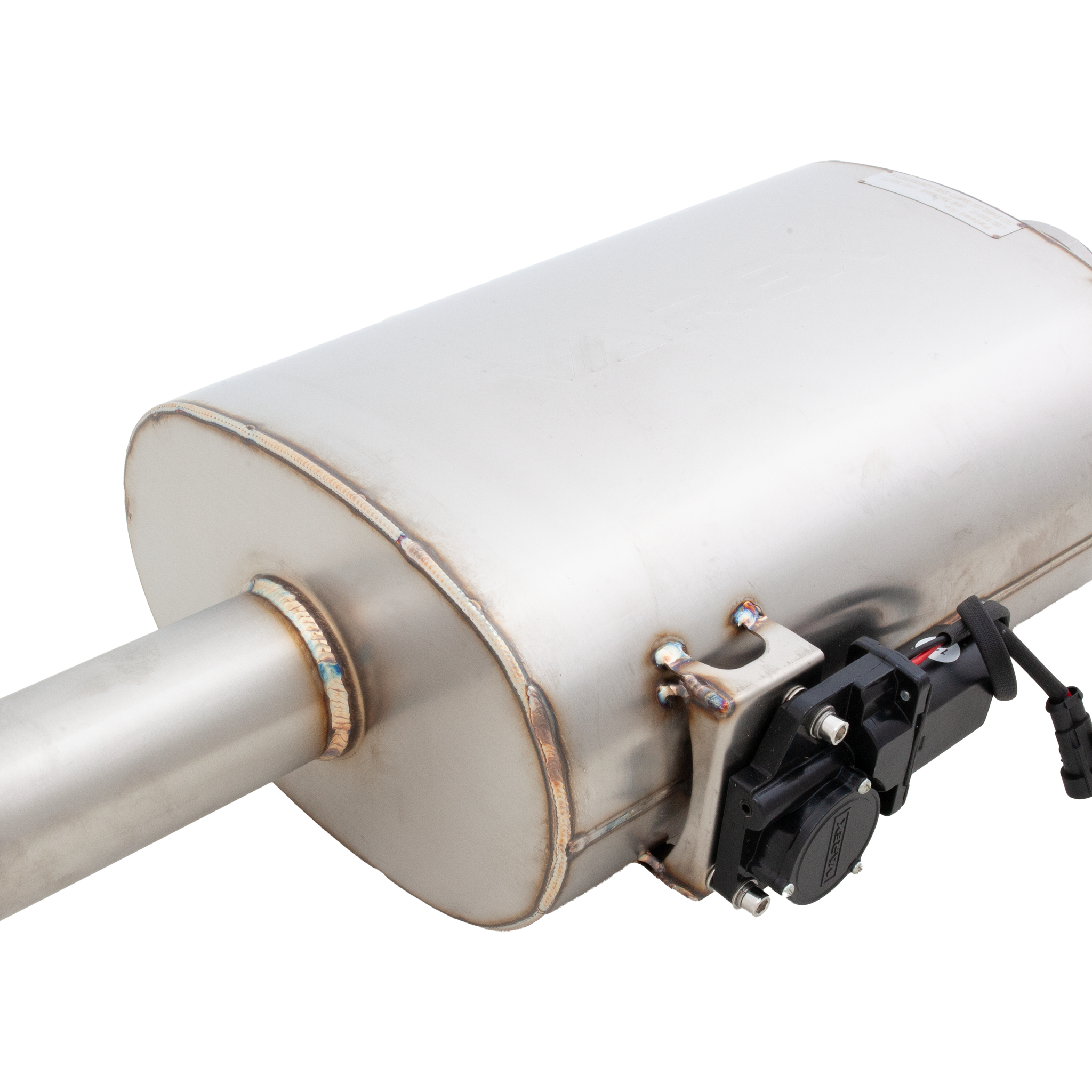 Oval 3Inch Varex Universal Muffler Side Mounted Motor