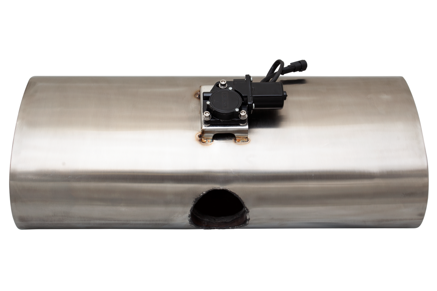 Varex Valved Muffler 3Inch Flanged Inlet dual 2.5Inch outlets Loud