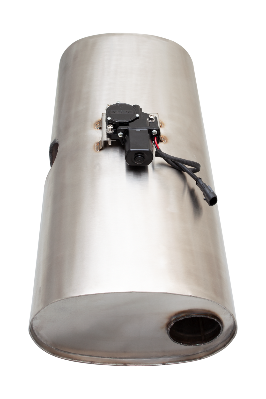 Varex Valved Muffler 3Inch Flanged Inlet dual 2.5Inch outlets Loud