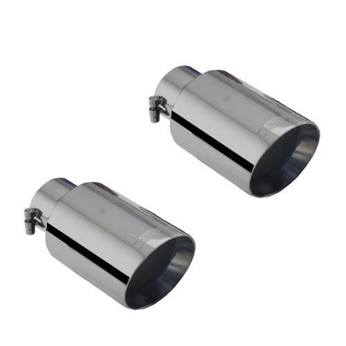 VW Golf R MK6 4inch Black Chrome Tip Kit